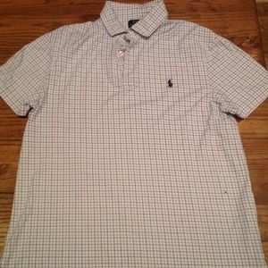 Polo Ralph Lauren Blue-squared collared shirt